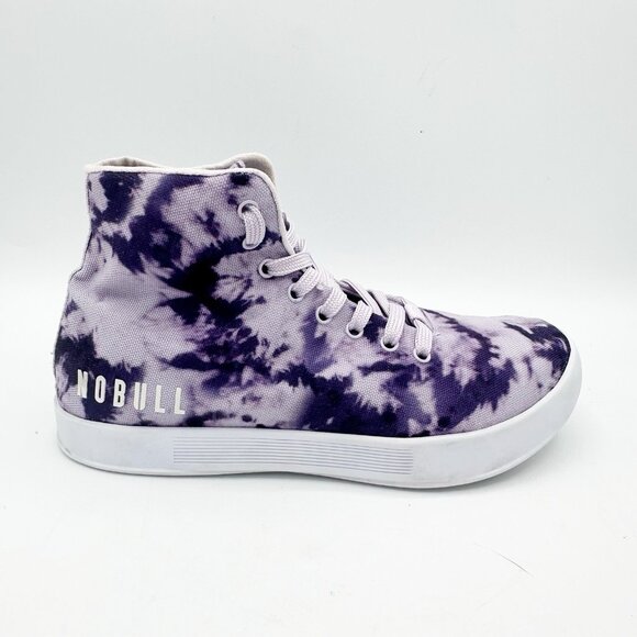 NoBull Tie Dye High Top Canvas Trainers Athletic Shoes Womens Sz 7 Mens 5.5 - Picture 3 of 9
